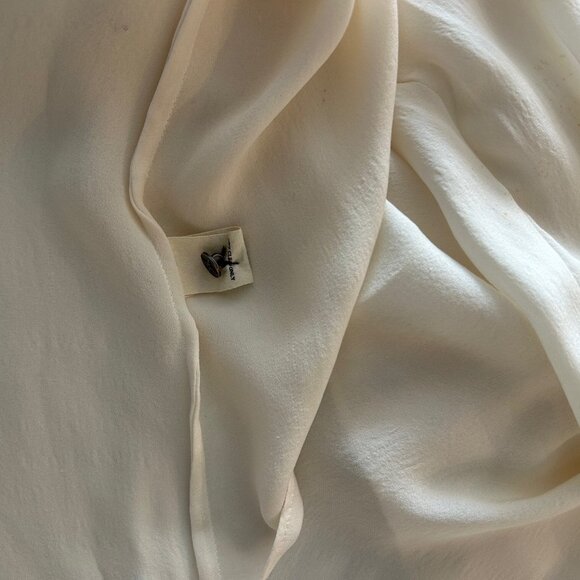 Artelier Ivory Silk Blouse Sz P - Picture 8 of 8